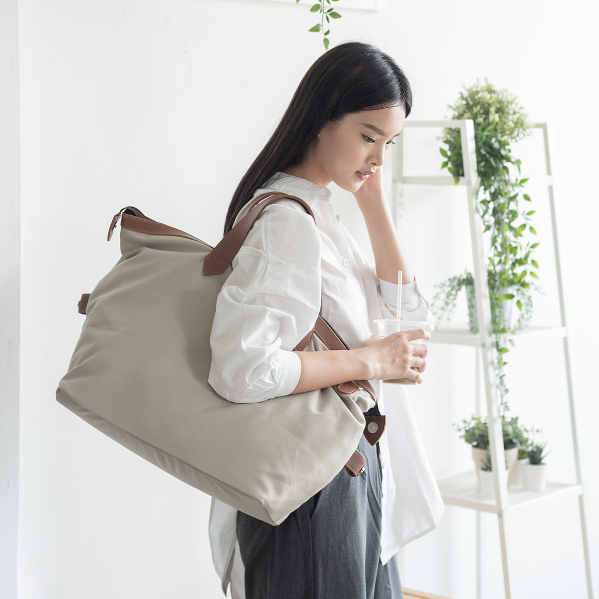 Tas Duffel Pria Wanita Canvas Waterproof Flea KEE INDONESIA